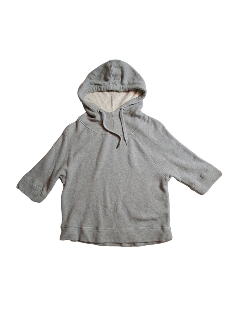 Pact Hoodie Women Size Small Crop Half Sleeve 100% Organic Cotton Eco Friendly